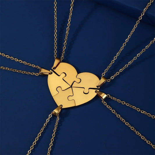 BFF Necklaces For 5 in Gold